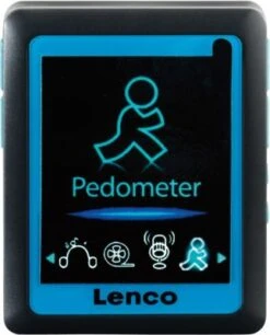 Lenco Podo-152 Blau - MP3-/MP4-Player Mit 4GB Speicher, Integriertem Akku, Schrittzähler Und Clip -Heim-Audio 13353379 03