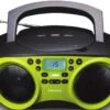 Lenco SCD-200LM - FM-Radio Mit CD/MP3-Player Und USB-Anschluss, Lime
