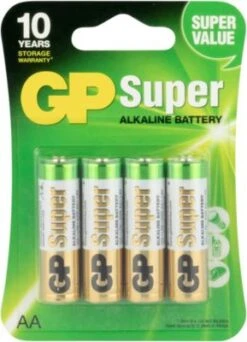 GP Batteries Batterien 4er Blister (AA, Mignon, LR 06, AM-3, UM-3)