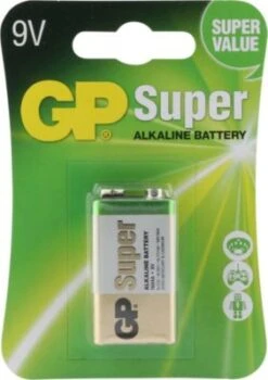 GP Batteries Batterien 1er Blister (9V, E-Block, 6LR 61, AM-6)