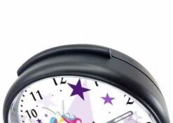 CreaDesign Kinder Funkwecker Personalisiert Mit Namen Einhorn Atom-/Funkuhr, 12-Stunden-Anzeigeformat, Schlummerfunktion, Nachtlicht, Geräuschlos/Ohne Ticken -Heim-Audio 20306543 04