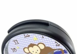 CreaDesign Kinder Funkwecker Personalisiert Mit Namen Affe Atom-/Funkuhr, 12-Stunden-Anzeigeformat, Schlummerfunktion, Nachtlicht, Geräuschlos/Ohne Ticken -Heim-Audio 20307321 04