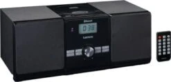 Lenco MC-030BK - Hifi-Micro-Anlage Mit CD/MP3, FM-Radio, USB Und Bluetooth, Schwarz