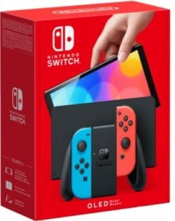 Nintendo Switch - OLED-Modell, Neon-Rot/Neon-Blau