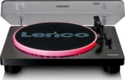 Lenco Plattenspieler Mit 2 Integrierten Lautsprechern LS-50LED BK -Heim-Audio 24225658 02