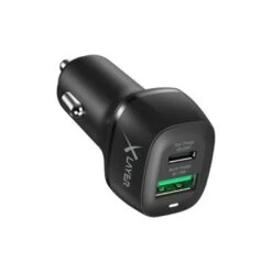 Xlayer WIRELESS : MagFix Pro Magsafe 15W Wireless KFZ Handyhalter Mit USB-C Kabel Und Dual Charger Schnellader Fürs Auto Kompatibel Für IPhone 12/13/14 Schwarz -Heim-Audio 28181037 03