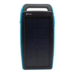 Xlayer POWERBANKS Powerbank Solar 15000mAh Akku Externes Ladegerät Tragbar Notfall