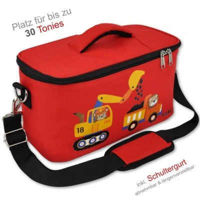 PUNALU Tasche Für Toniebox Inkl. Schutzfolie Passend Für Toniebox, Platz Für 30 Tonies, Ladegerät Und Kopfhörer, Set Toniebox Tasche + Toniebox Aufkleber 2 PUNALU Tasche Für Toniebox Inkl. Schutzfolie Passend Für Toniebox, Platz Für 30 Tonies, Ladegerät Und Kopfhörer, Set Toniebox Tasche + Toniebox Aufkleber – Bild 2