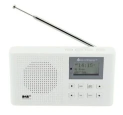 Soundmaster DAB160WE DAB+/UKW Digitalradio Mit Eingebautem 1200 MA Li-Io-Akku -Heim-Audio 30119699 02