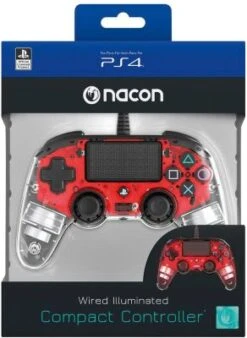 Bigben PS4 Controller Light Edition (rot)